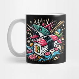 Sushi Shark! Funny Sushi Lover Mug